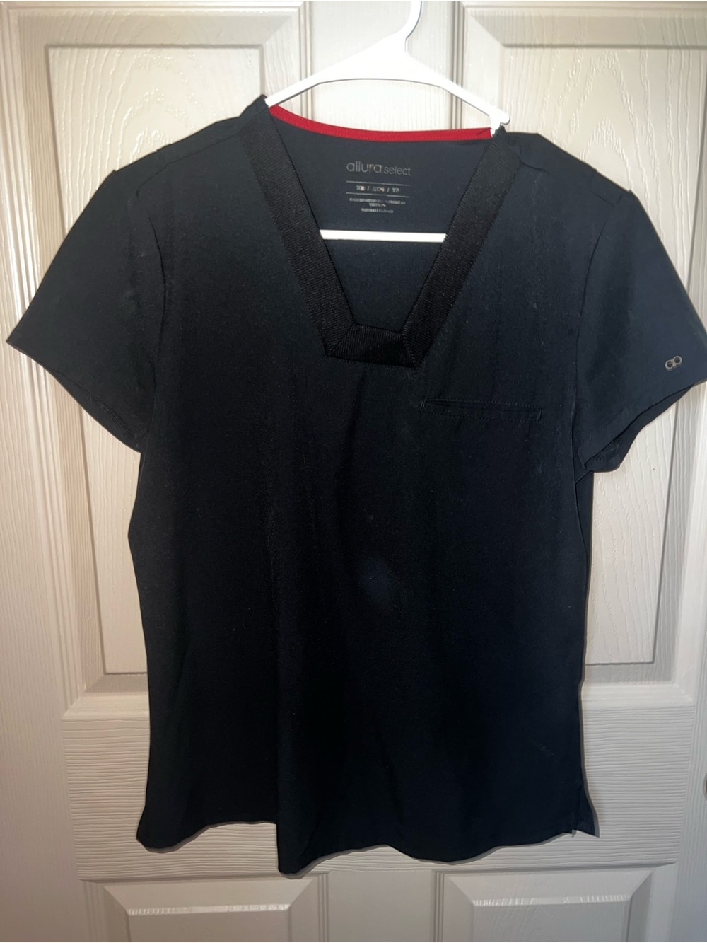 Women's Black V-Neck Top